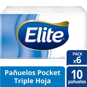 ELITE PAÑUELO pack 6 x 10u